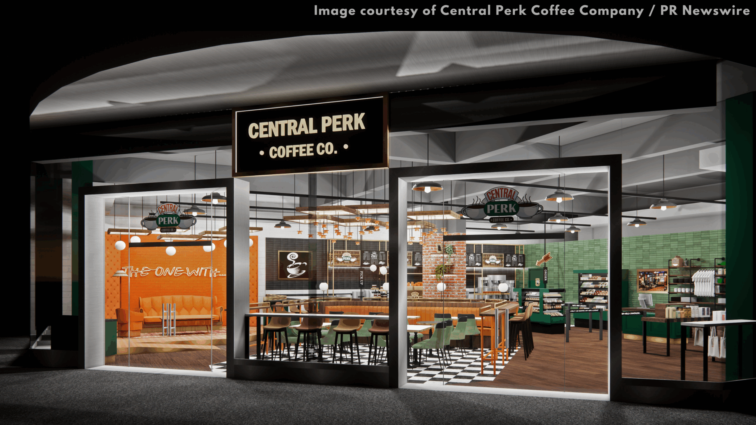 Renderizacao do Cafe Central Perk