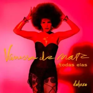 Capa do Album Todas Elas com Vanessa da Mata e o TItulo do Album em Texto