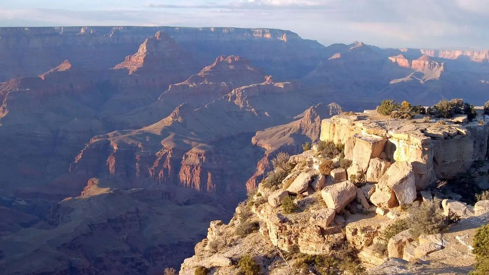 Imagem do Grand Canyon vista de cima